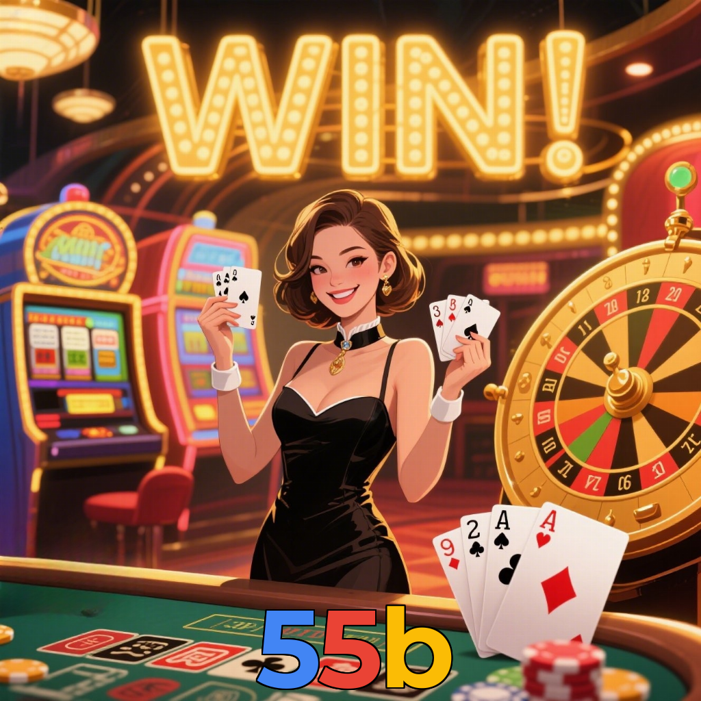 55b:Apostas no futebol e diversão com roleta e blackjack no cassino online!