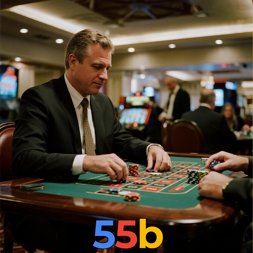 55b:Aposte no futebol e ganhe prêmios em blackjack e roleta online!