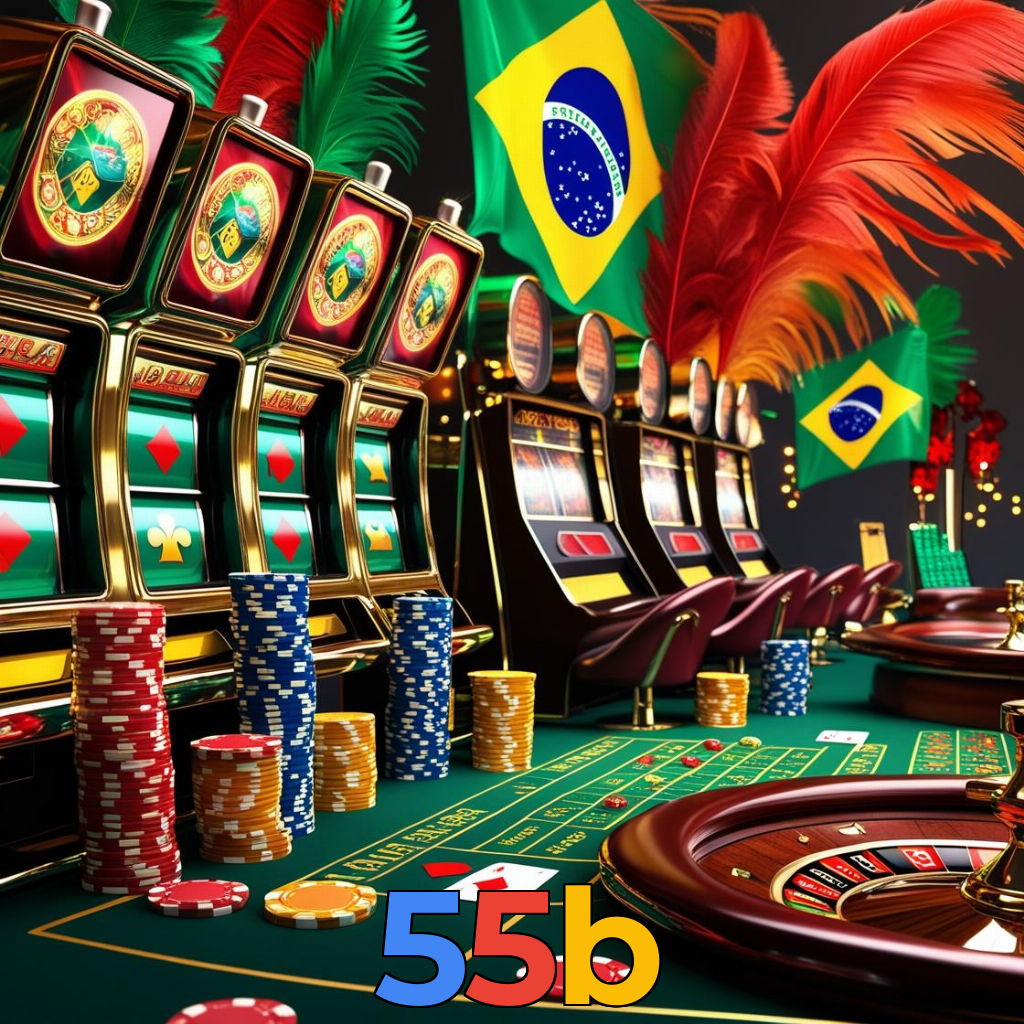 55b：Onde o futebol e o cassino online se encontram para diversão sem fim!