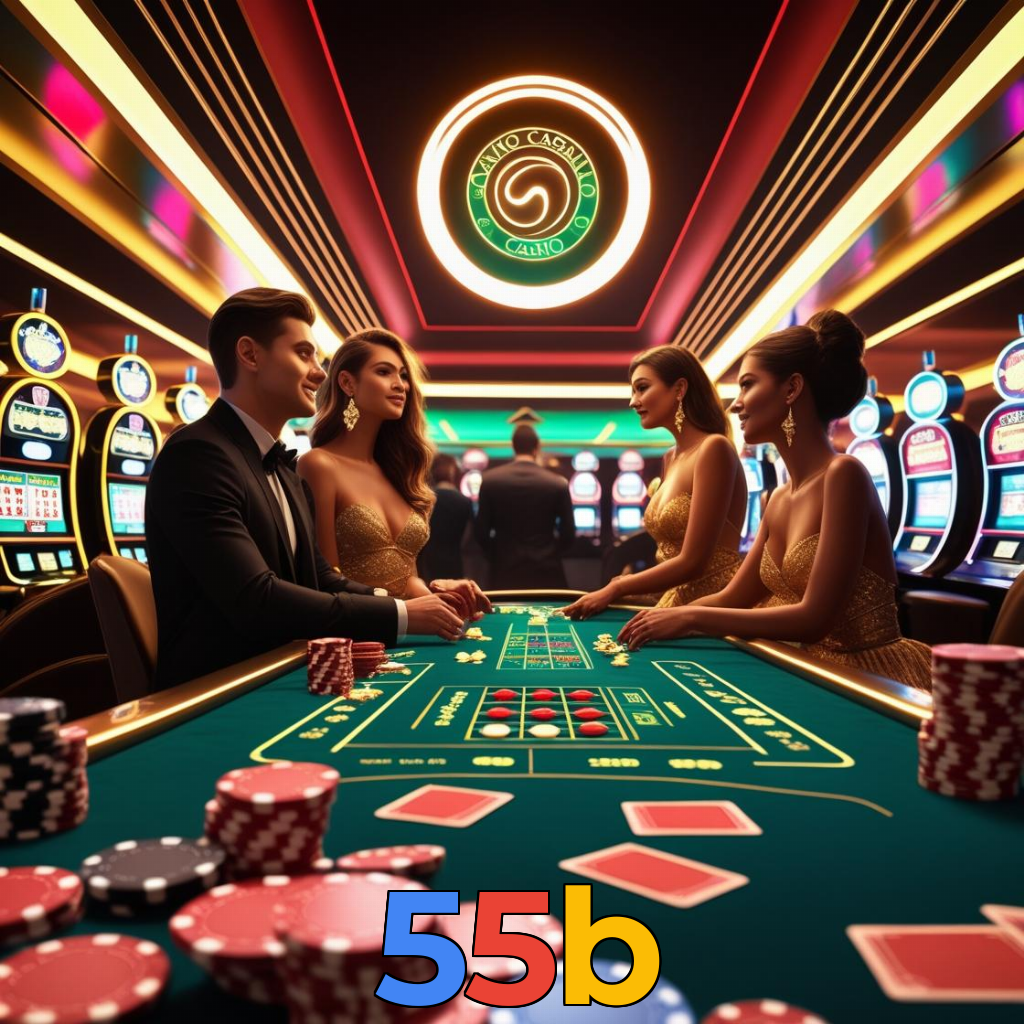 55b:Jogue os melhores jogos de cassino como blackjack e roleta, e aposte no futebol!