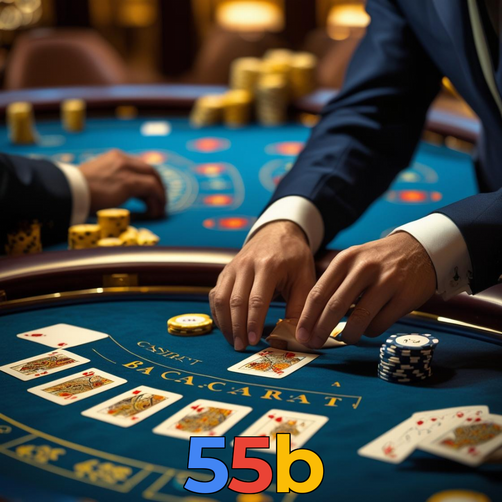 55b：Jogue blackjack, roleta e aposte no futebol para vitórias emocionantes!